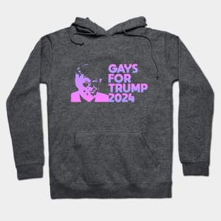 Gays for Trump 2024 Hoodie